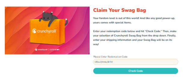 Does anyone know what the annual swag bag contains, or also get this email?  It has 4 anime options for the theme of the bag. : r/Crunchyroll