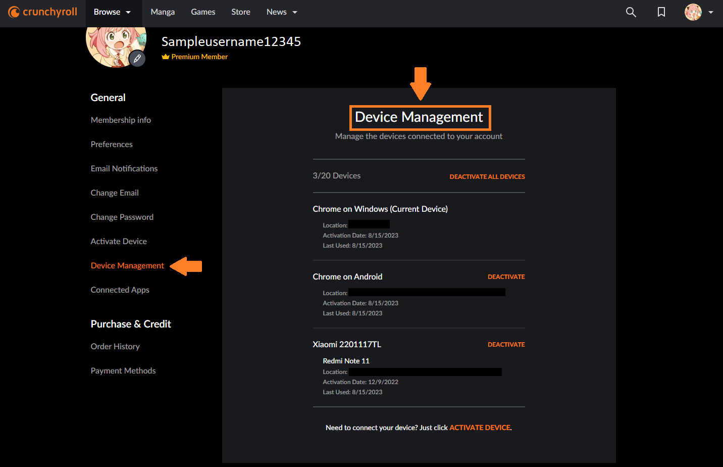 What do I do if my account has been accessed from other regions 